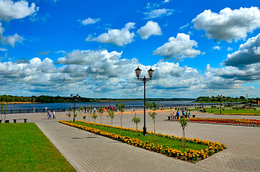 Набережная реки Камы